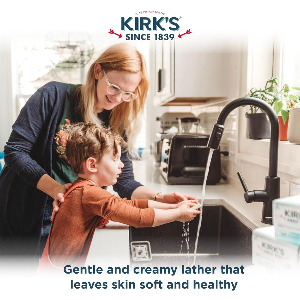 Kirks Coco Castile Soap vegan and cruelty-free pack of three for ethical households