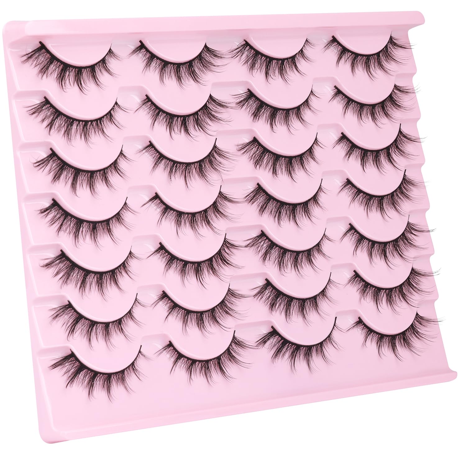 Kiromiro faux mink lashes use vegan synthetic fiber for durability.