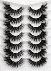 Kiromiro mink lashes 20mm-8D dramatic cat-eye for bold evenings.