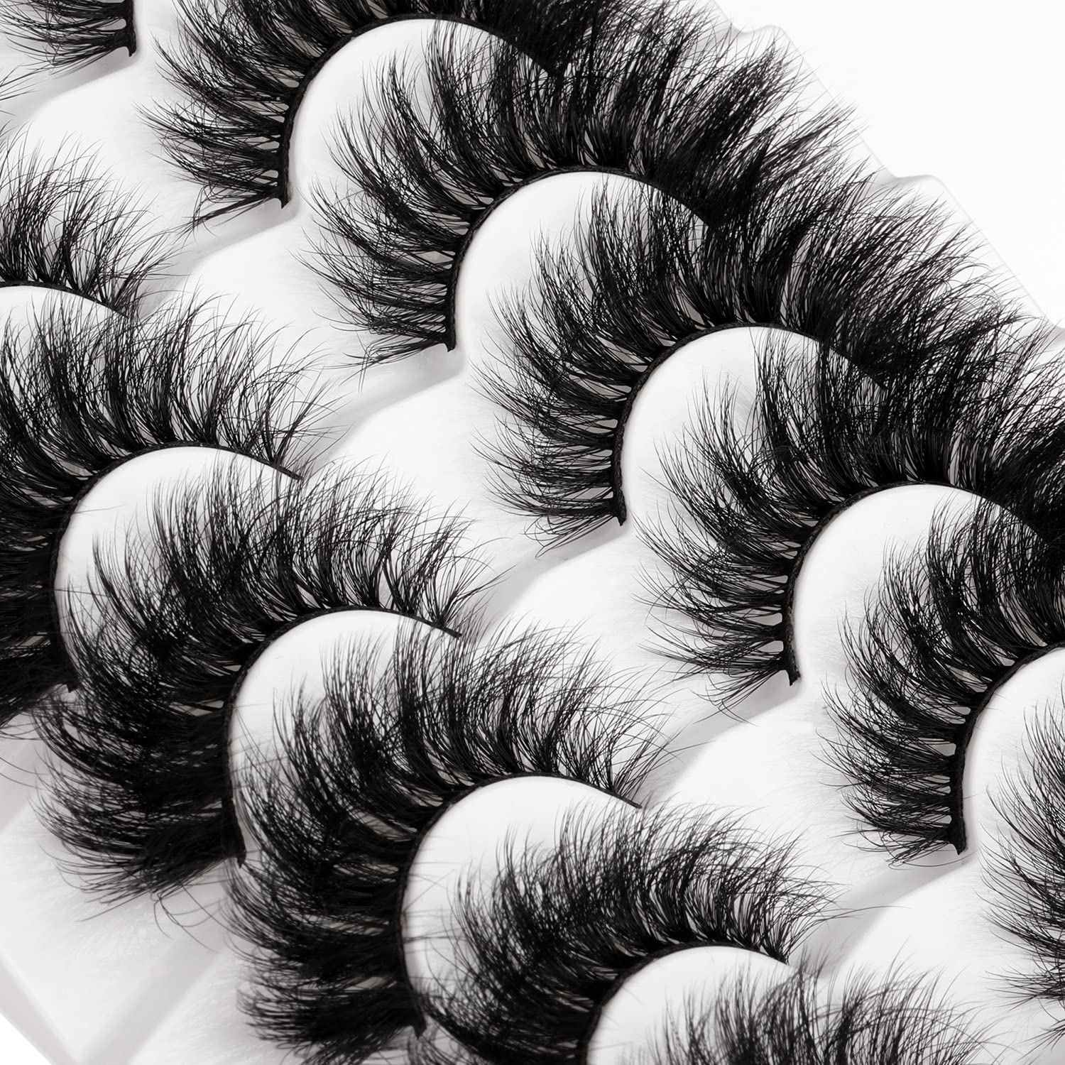 Kiromiro wispy faux mink lashes 34mm cotton band comfortable all-day wear.