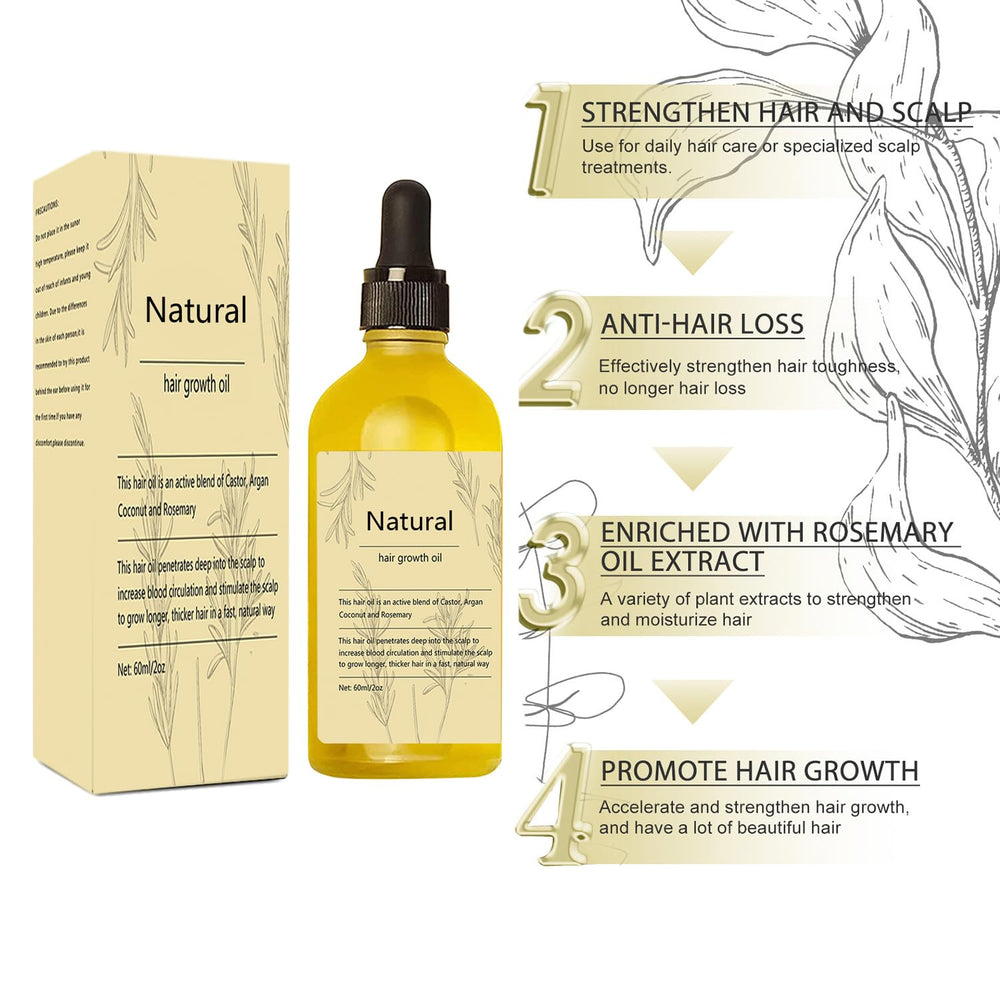 Kisinly Rosemary Oil label closeup highlights nourishing blend for hair health.