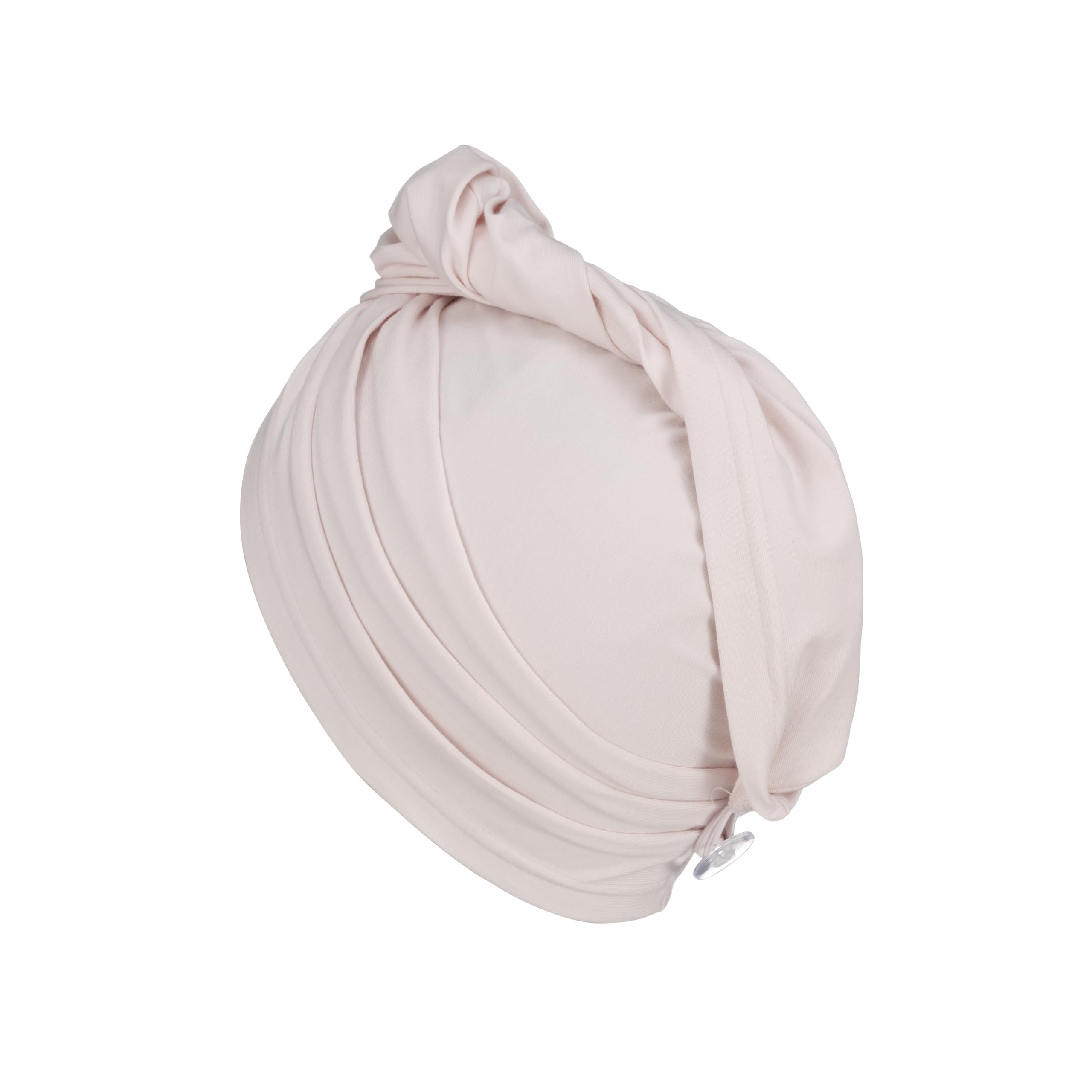 KISMETICS teeshirt-wrap-on-long-hair shows gentle, absorbent drying for long hair