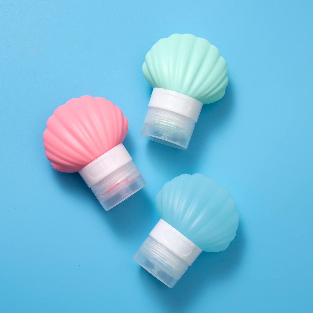 KISMETICS travel bottles wide-mouth design enables easy refills and cleaning