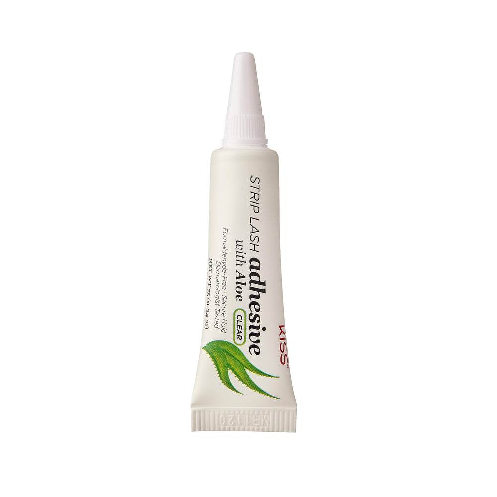 KISS contact lens friendly lash adhesive safe with lenses