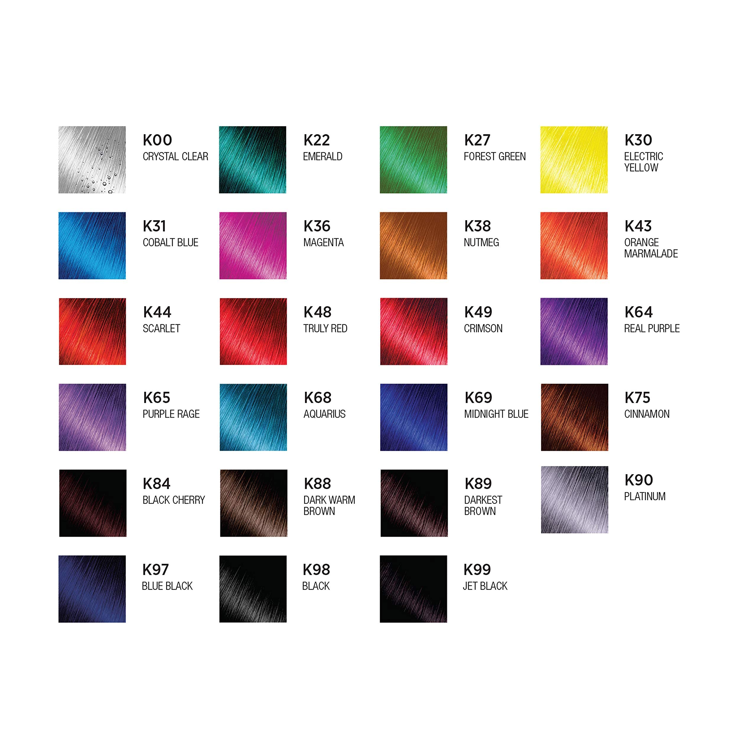 Kiss Express shine after color image shows glossy, conditioned finish and healthy-looking hair.