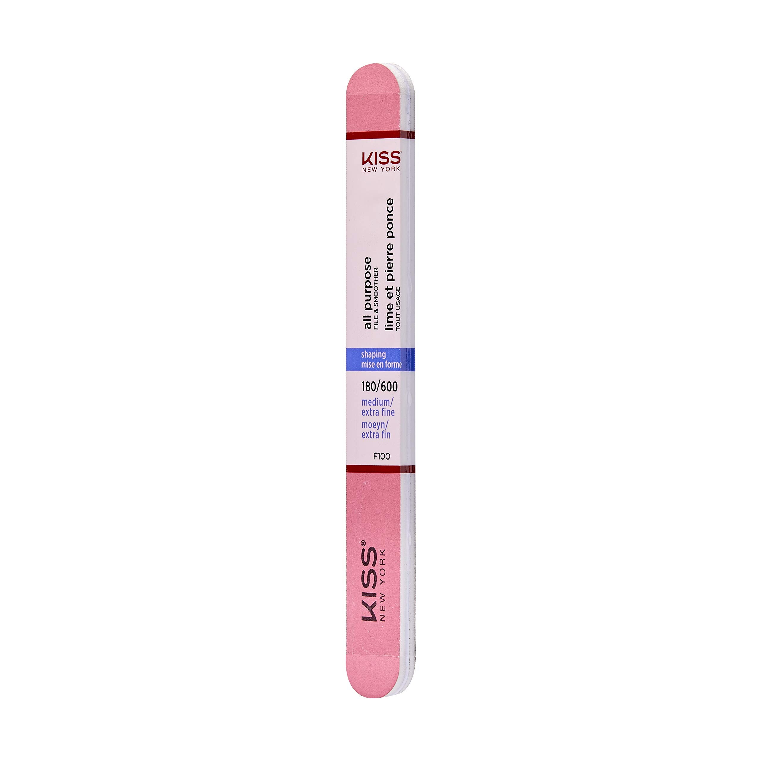 Kiss File Nails Shaping Smoothing image reveals a professional-looking finish at home.