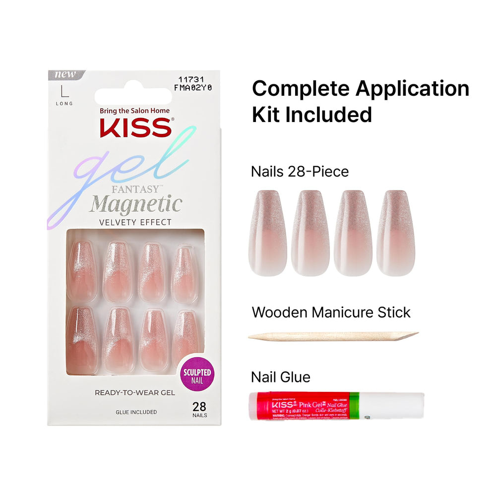 KISS Gel Fantasy painted designs nails offer versatile patterns for any mood