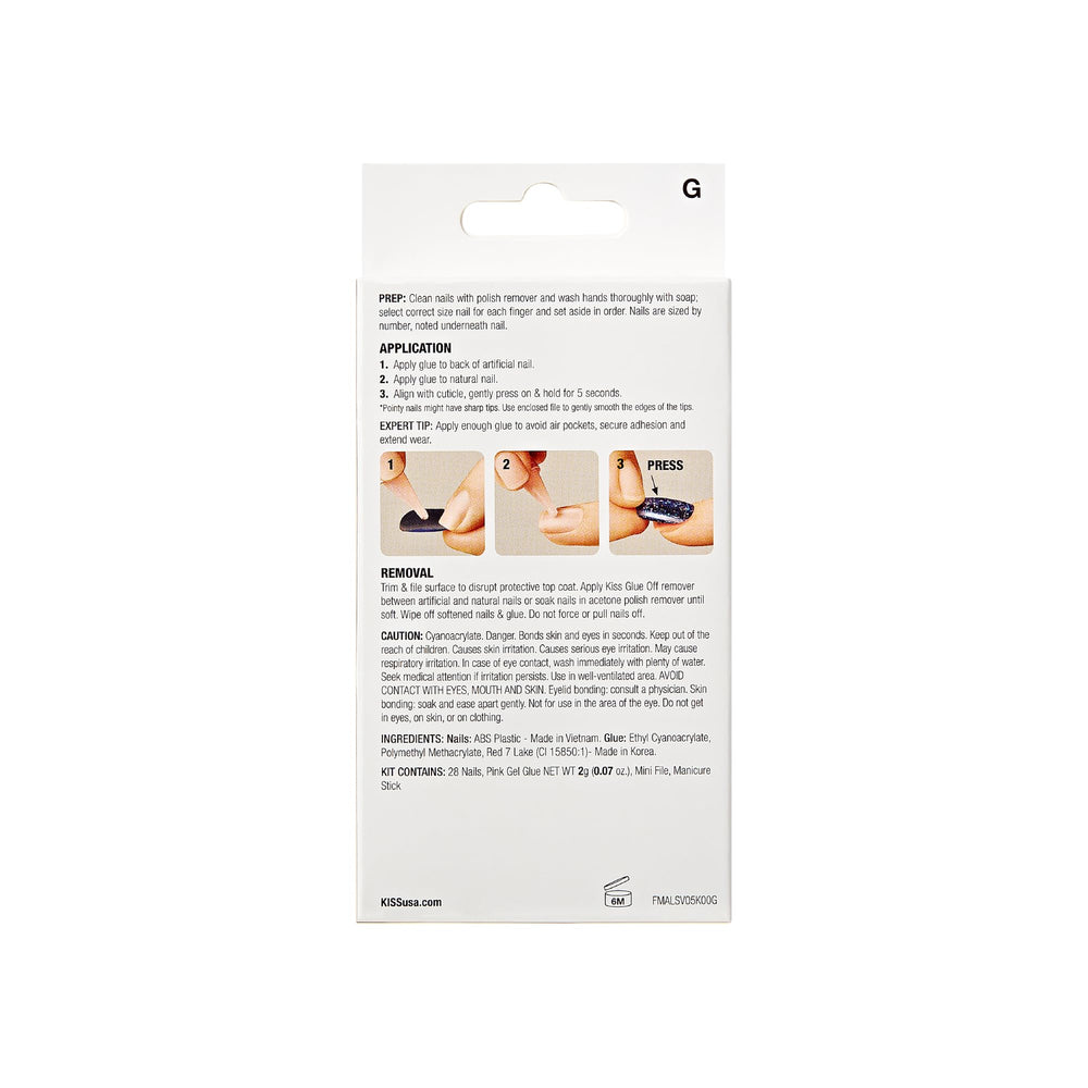 KISS Gel Fantasy reusable nails for cost-efficient styling