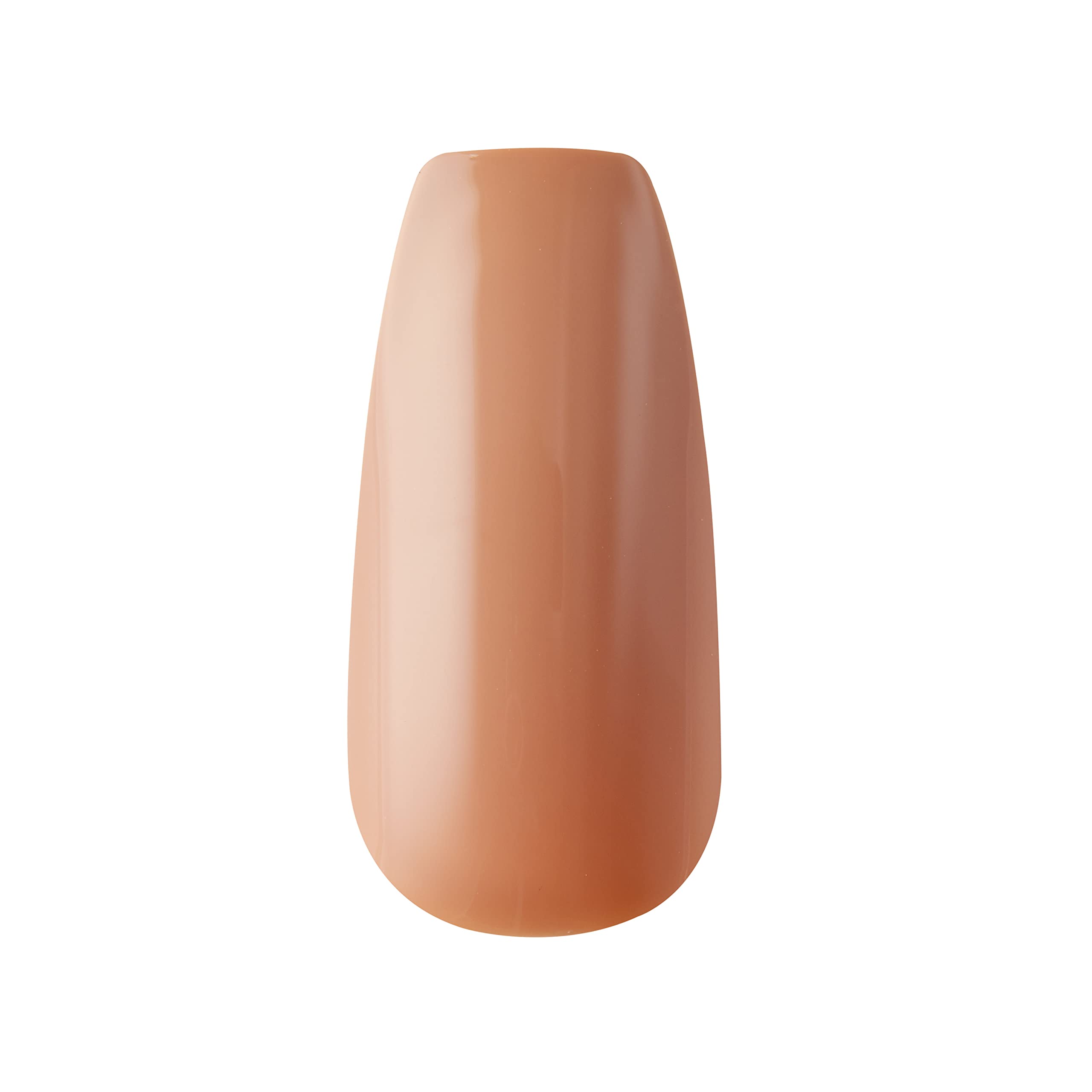 KISS Glam Fantasy Ultimate Illusion Uñas Gel vistas en manos, estilo instantáneo.