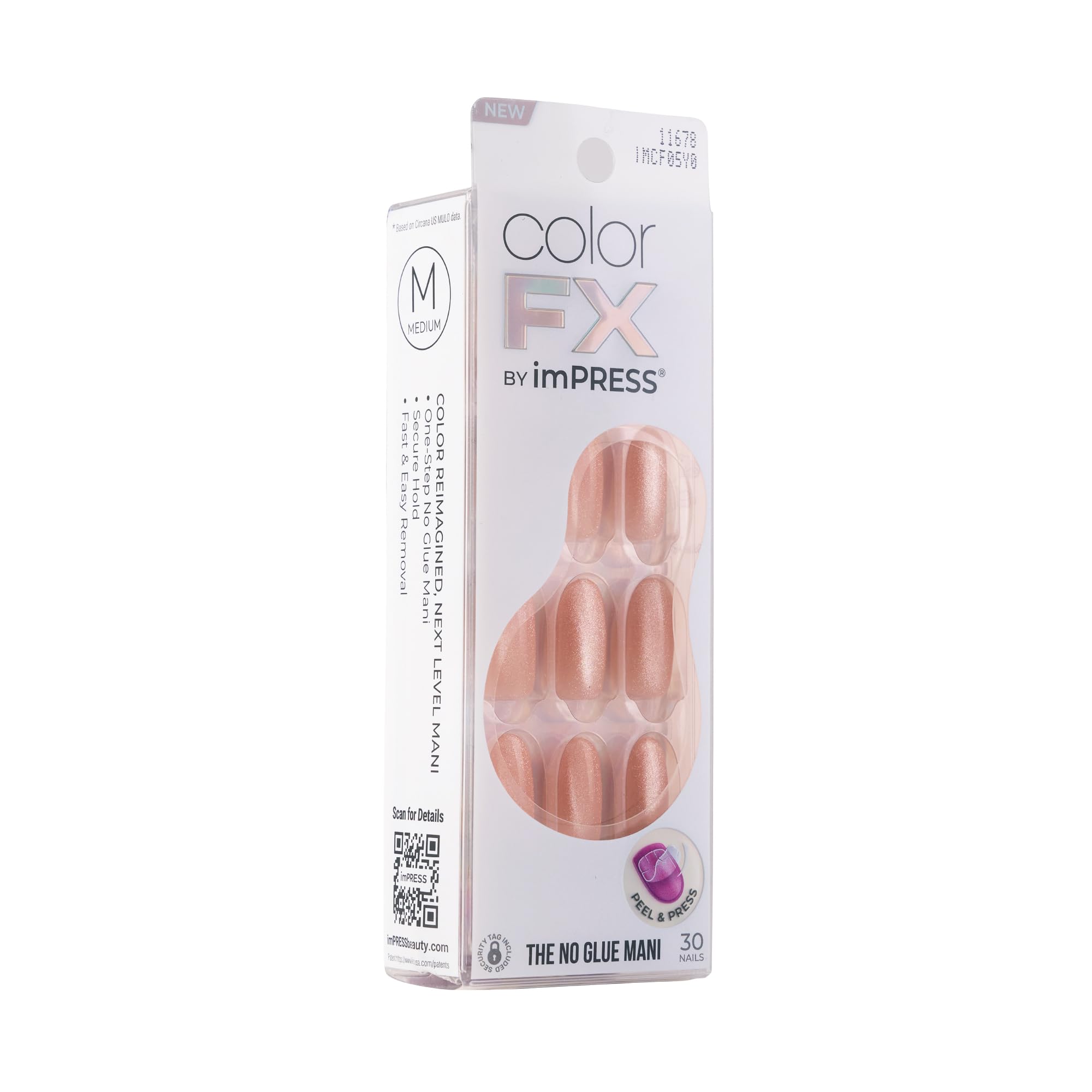 KISS imPRESS easy removal keeps nails gentle and mess-free.