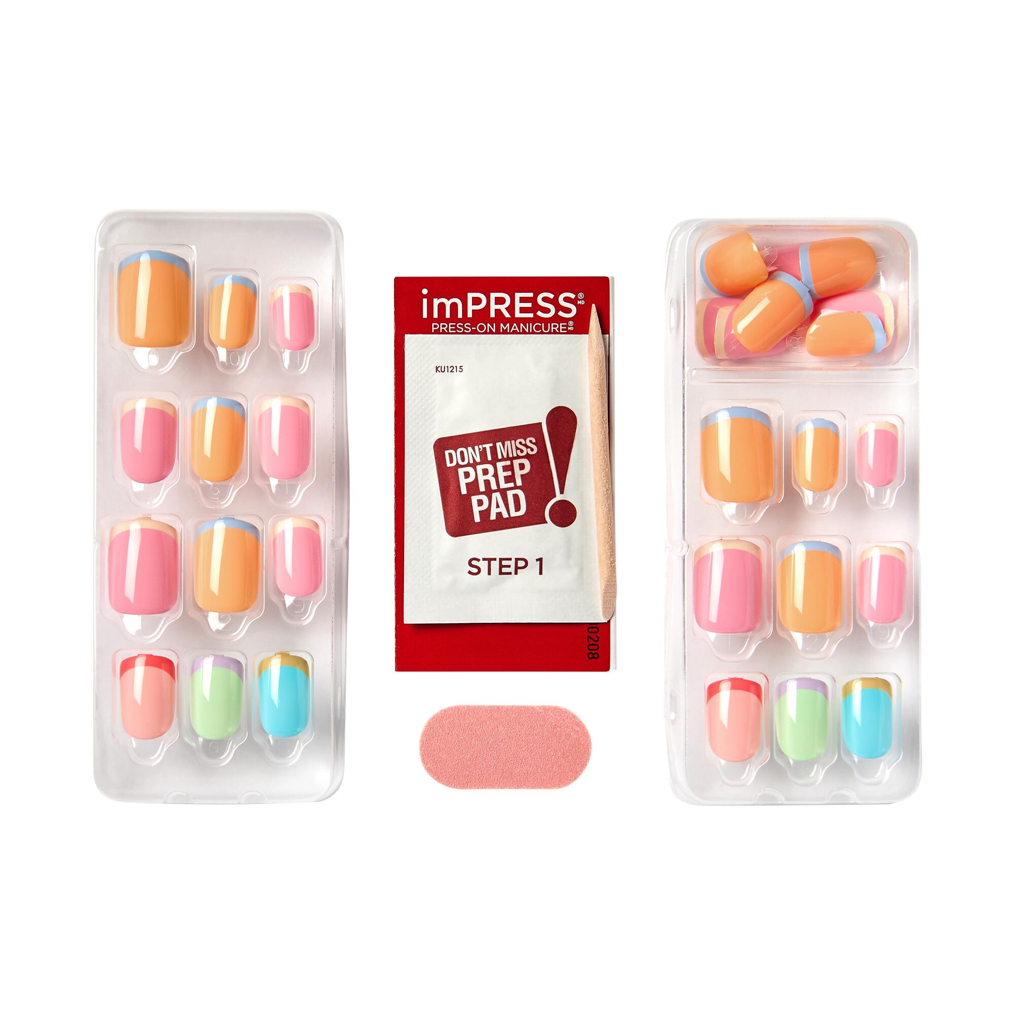 KISS imPRESS nails on hand showcase salon-gloss finish