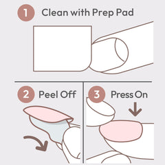 KISS imPRESS prep pad helps clean nails for a smoother, longer wear.