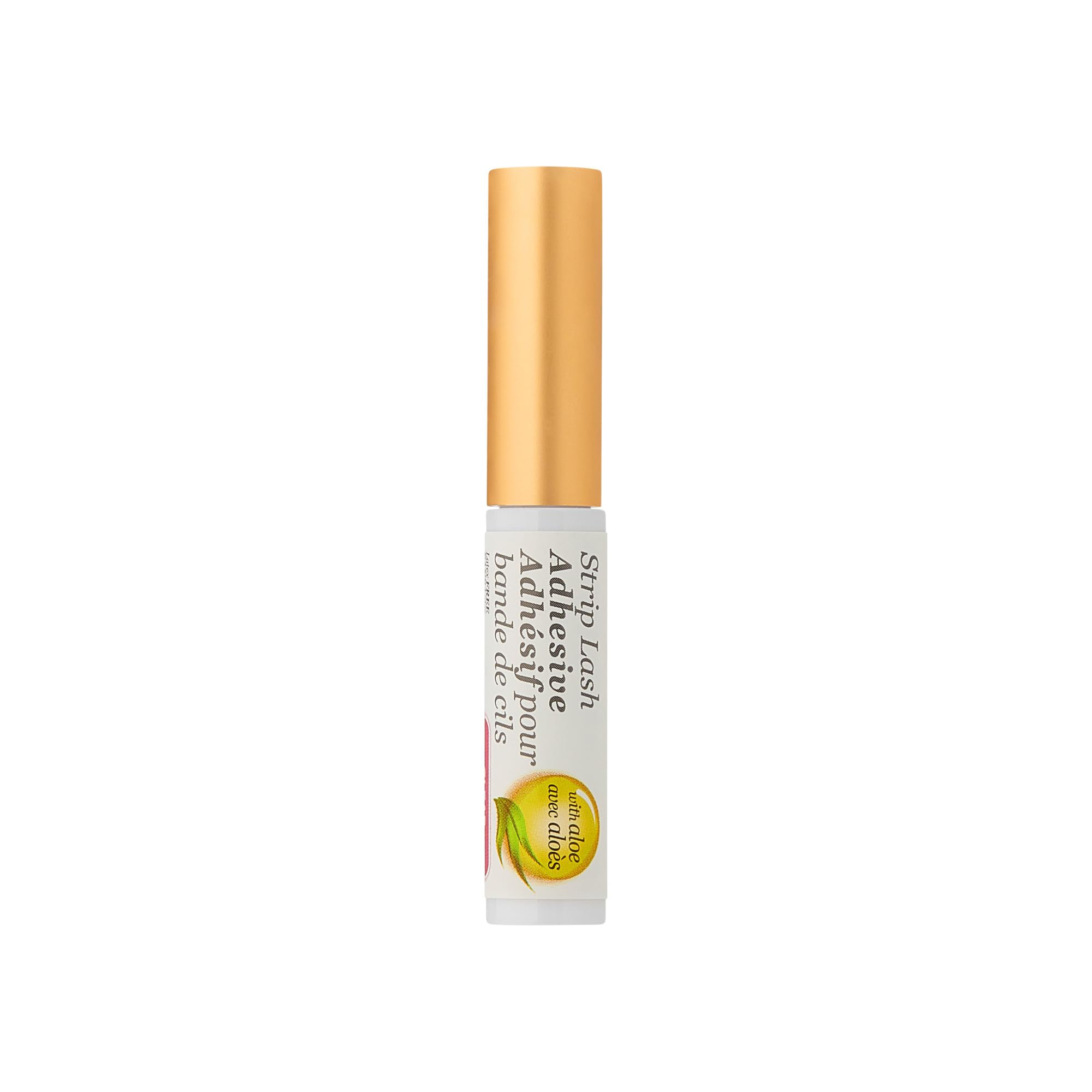 KISS label close-up highlighting aloe ingredient for soothing benefit