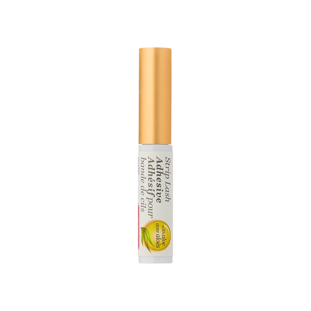 KISS label close-up highlighting aloe ingredient for soothing benefit