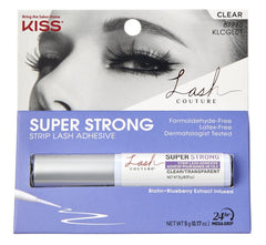 Kiss Lash Couture adhesive tubes in a two-pack delivering strong hold for lashes.