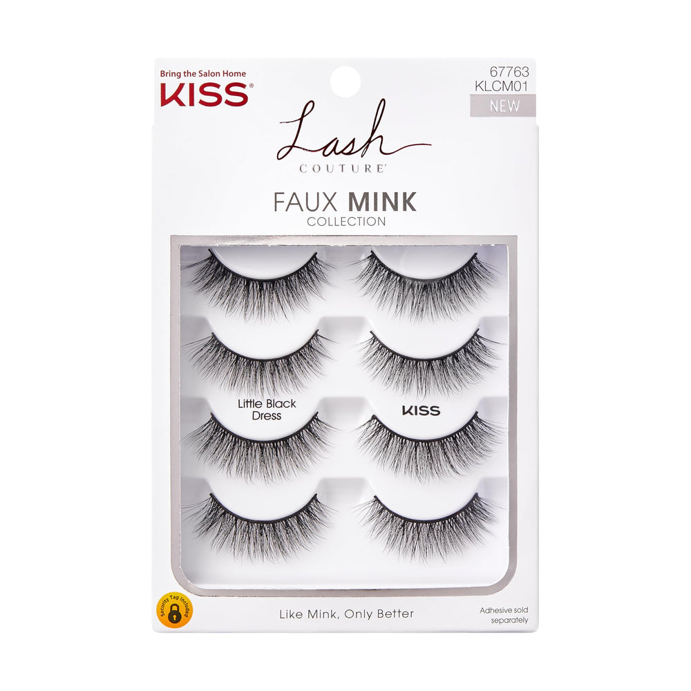 KISS Lash Couture Faux Mink multipack overview view enhancing natural beauty.