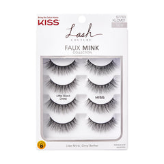 KISS Lash Couture Faux Mink multipack overview view enhancing natural beauty.
