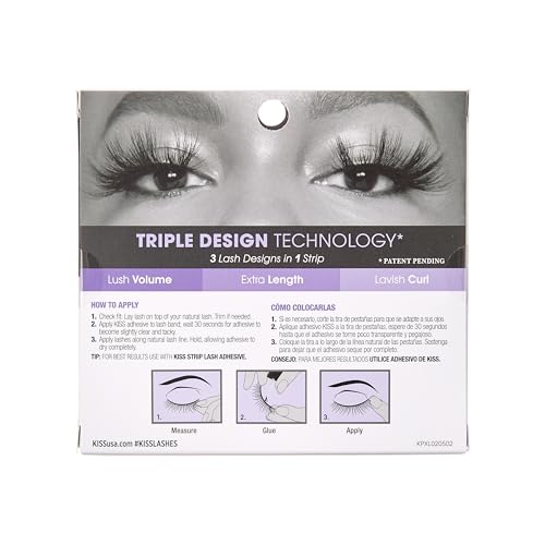 Kiss Lash Couture Halloween02 close-up eye shows eye-lift curl and bold style.