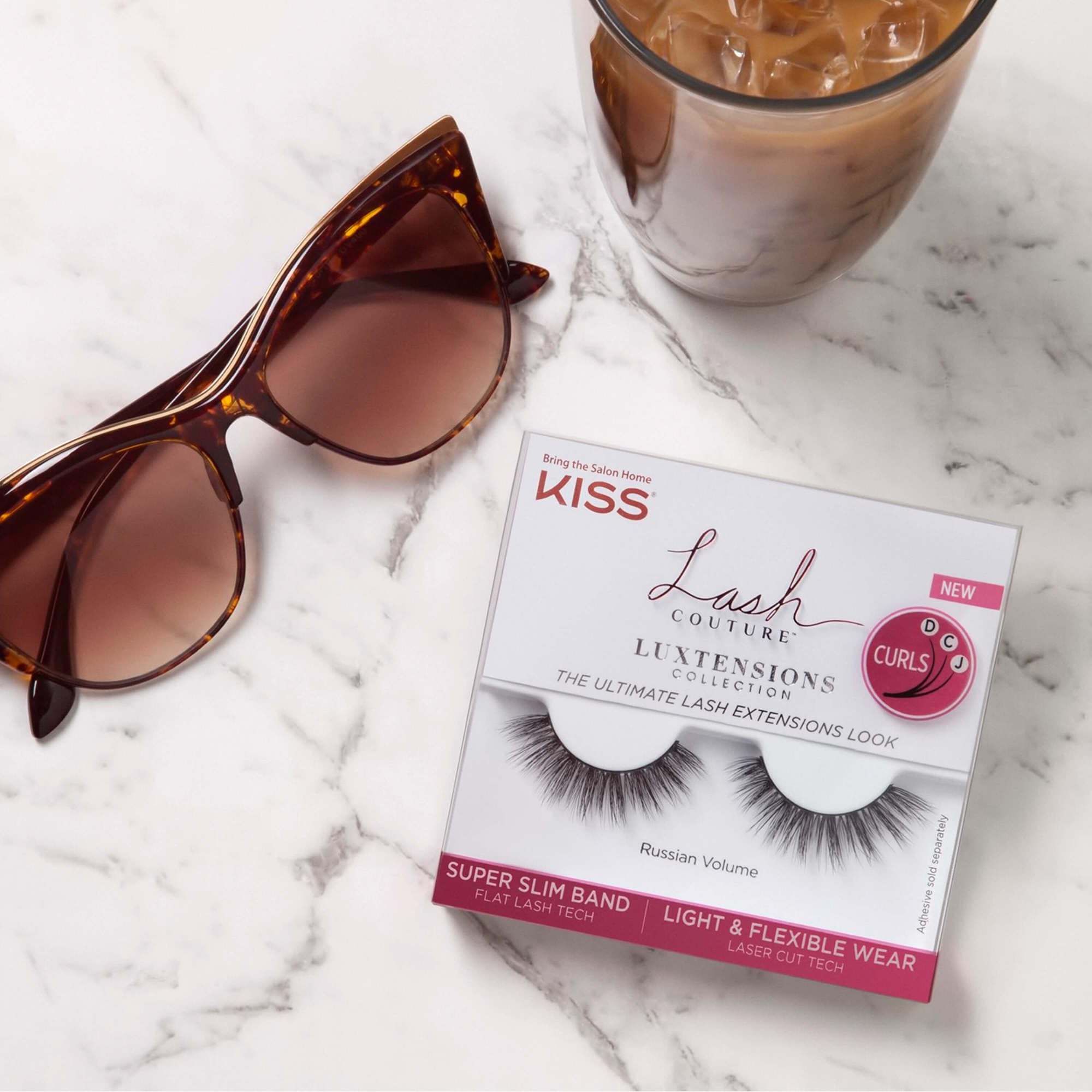 KISS LuXtensions D-C-J curl mix offers versatile, natural-to-dramatic looks.