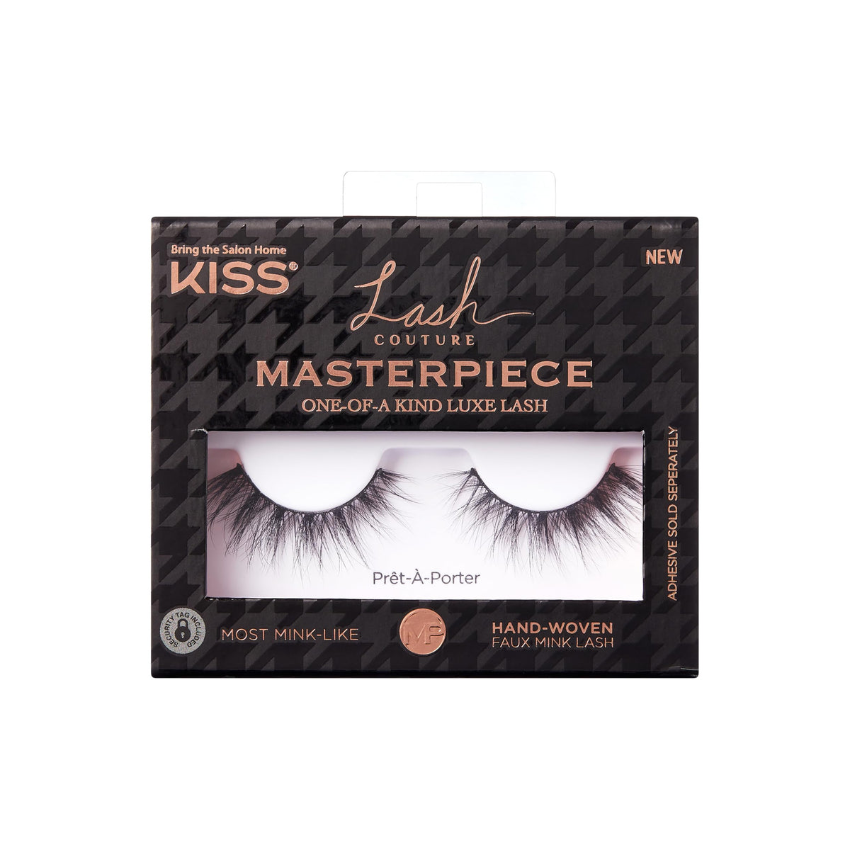 KISS Masterpiece Prêt-À-Porter closeup shows dramatic curl for evening glam