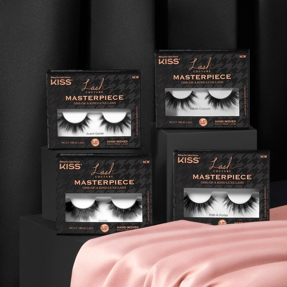 KISS Masterpiece reusable strip lashes demonstrate value through multiple wears