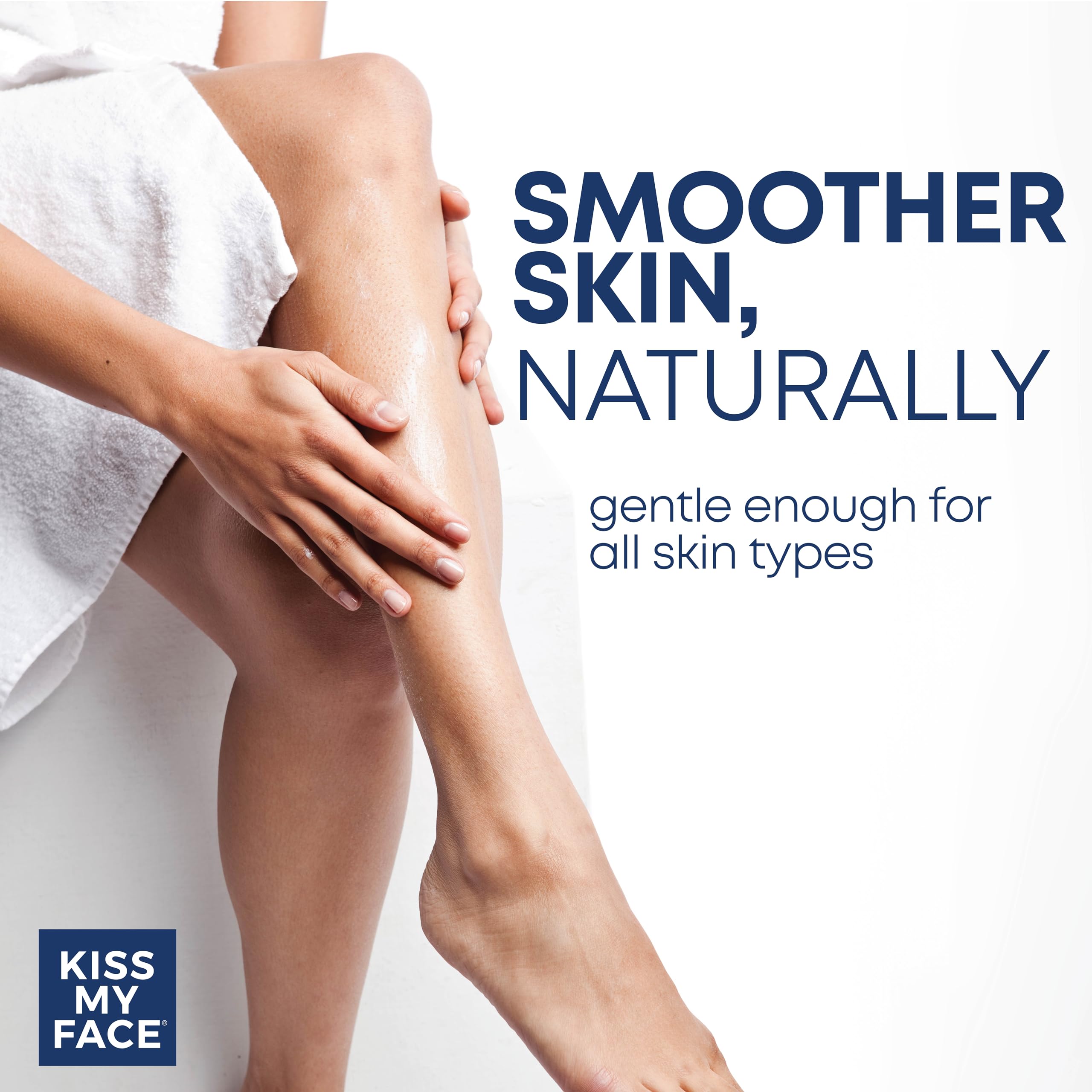 Kiss My Face Moisture Shave Cream Coconut Oil Botanical blend highlights benefits.