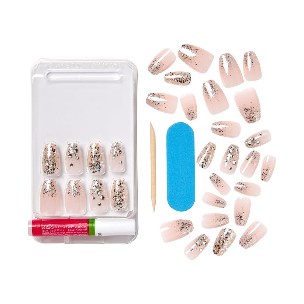 Kiss New York Classy nails manicure stick included for precise shaping