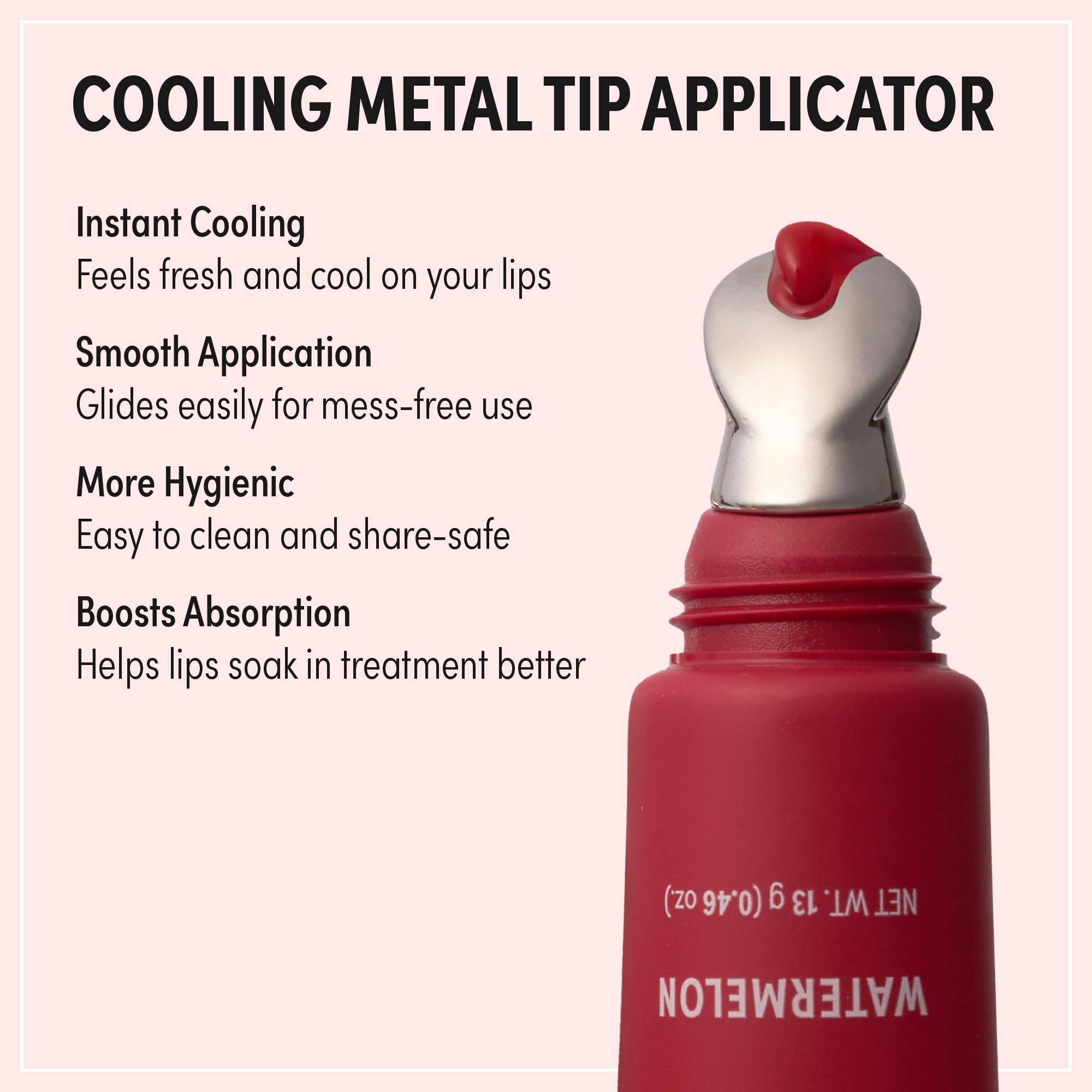 KISS NEW YORK Peptide Lip Treatment tinted swatch reveals subtle color with comfortable wear
