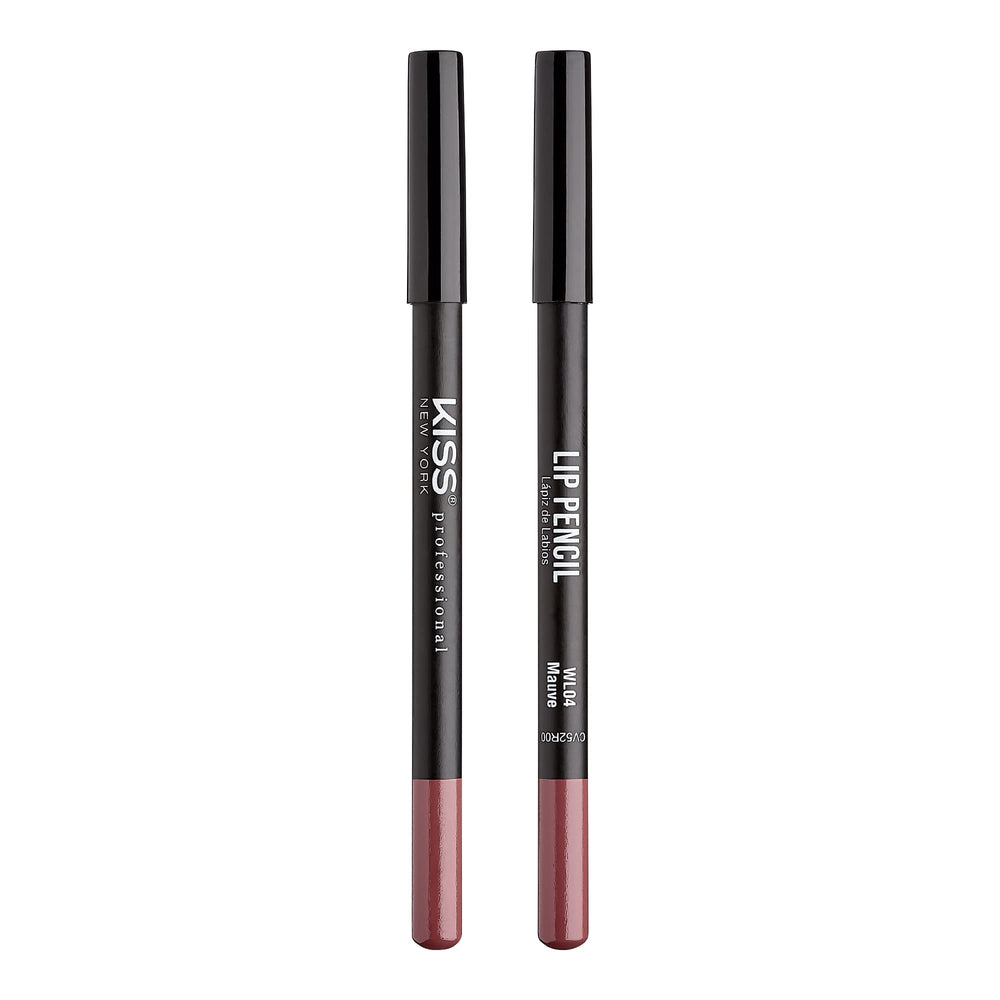 KISS NEW YORK Slim Lip Pencil close-up highlights creamy, precise lip lining