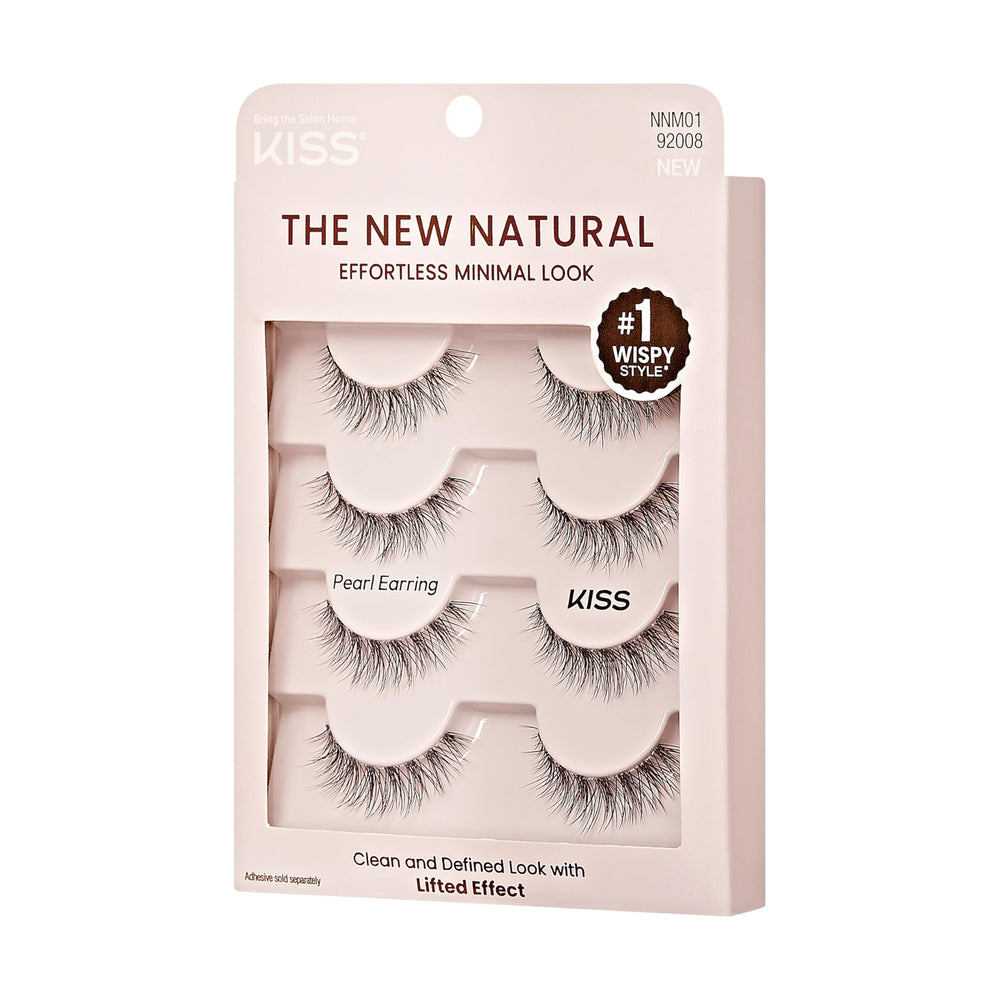 KISS Pearl Earring lash extensions compatibility for flexible use.