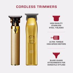 KISS Precision Blade Trimmer's high-torque motor delivers fast, smooth detailing.