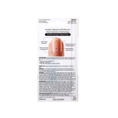 KISS nude French nails provide flexible, comfortable fit across the nail bed.