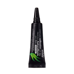Kiss Strip Lash Adhesive Black applicator brush defines a precise lash line.