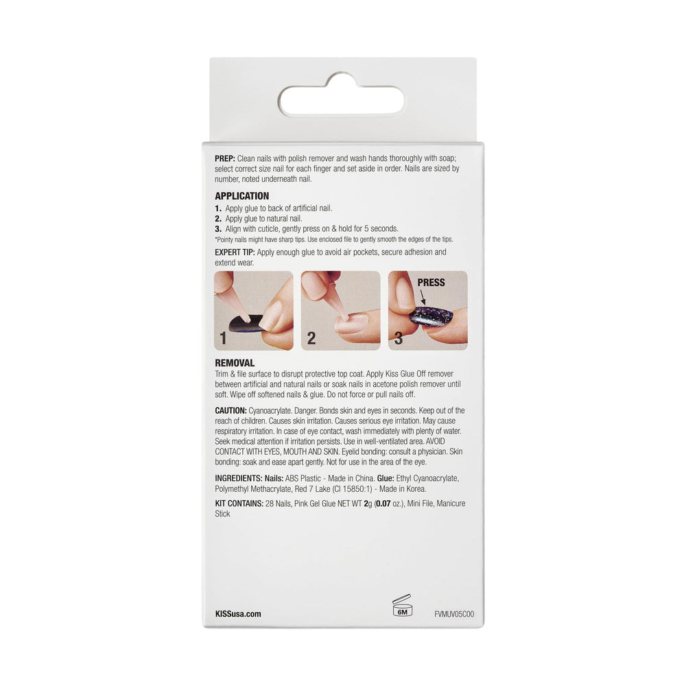 KISS Voguish Fantasy enables at-home manicure in minutes.