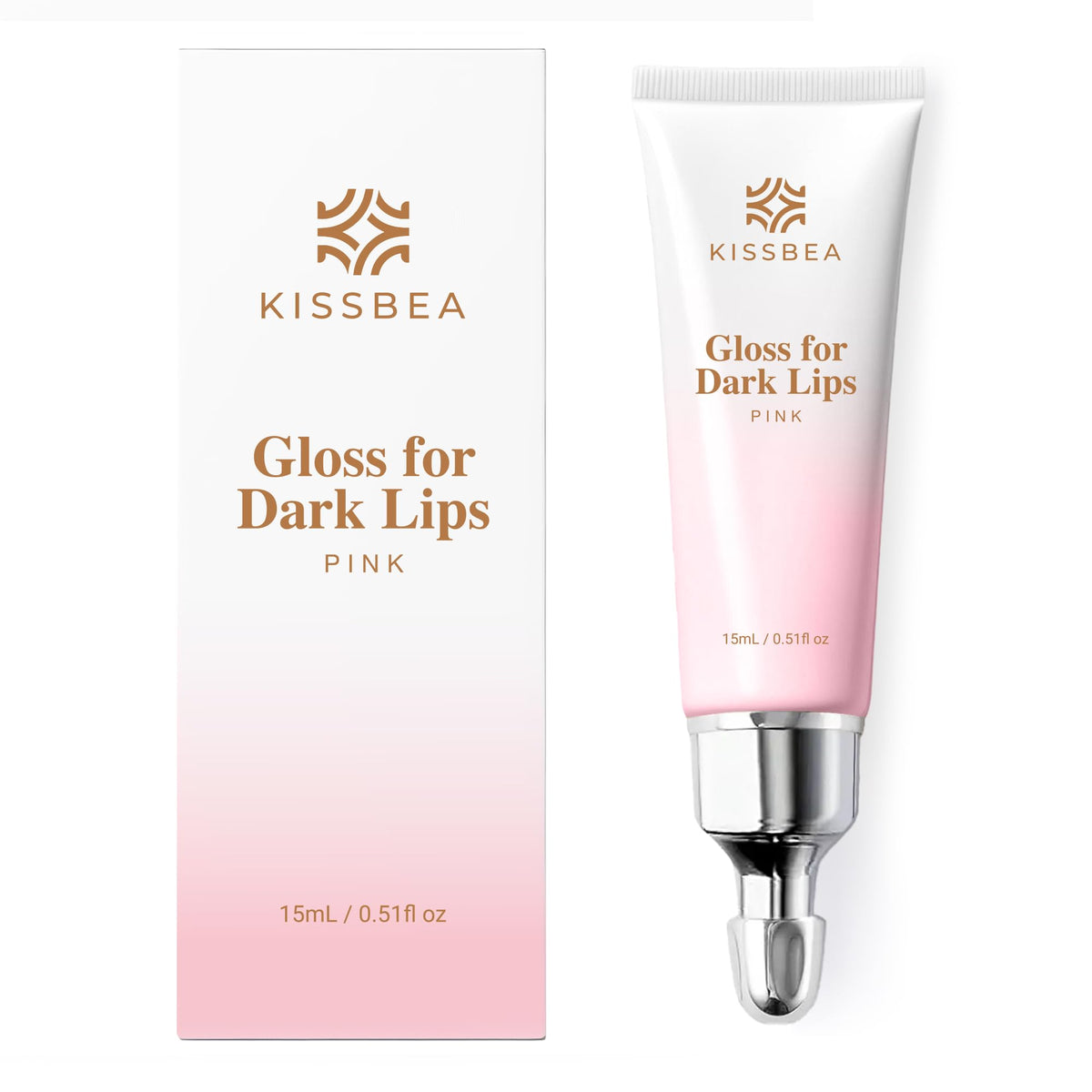 KissBea lip lightening tube applying gloss for even tone support