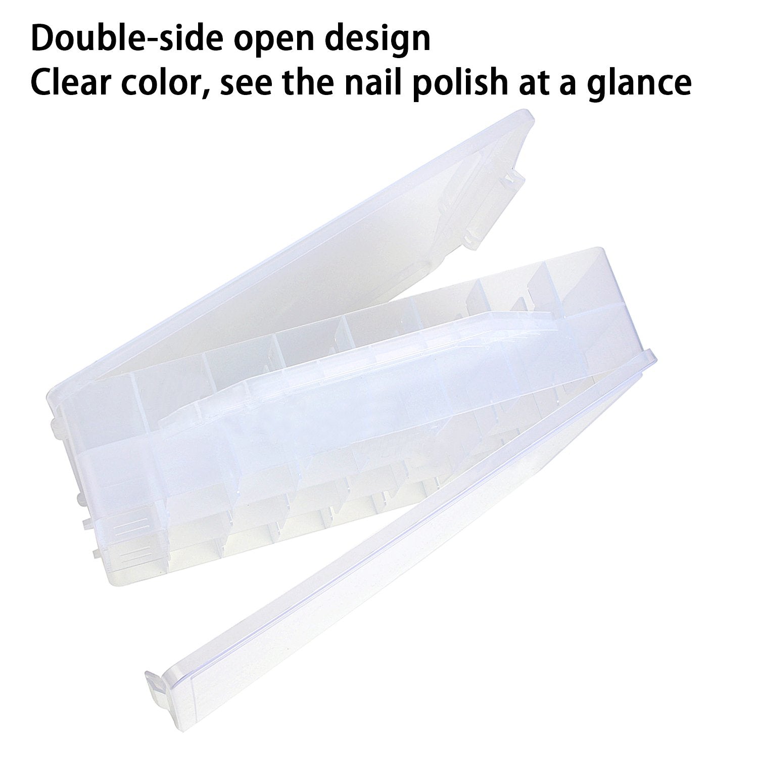 Kissbuty holder sits on a countertop in compact form for space-saving convenience.