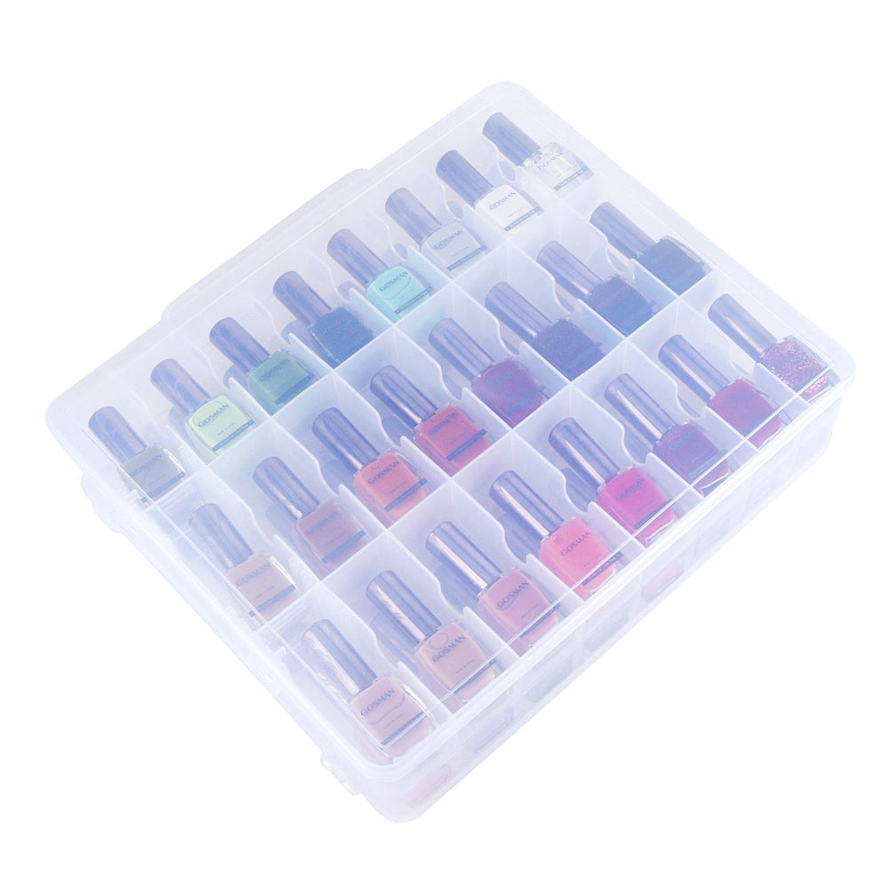 Kissbuty holder highlights visible color selection for fast shade picking.