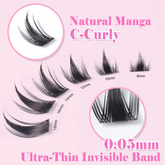 Kisslily beginner-friendly DIY lashes show easy application and comfortable wear