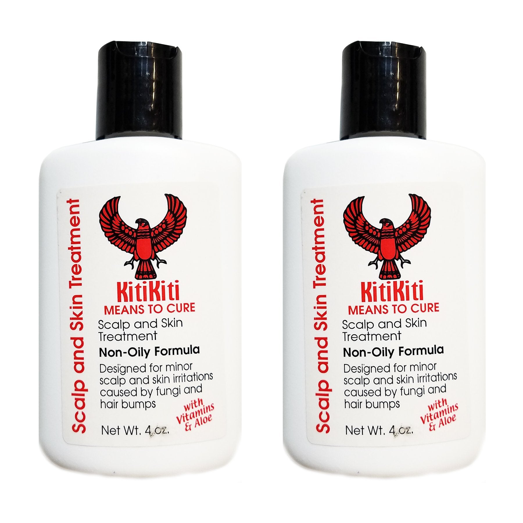 Kitikiti pack-of-2 scalp-skin-treatment bottles for non-oily daily care