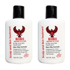 Kitikiti pack-of-2 scalp-skin-treatment bottles for non-oily daily care