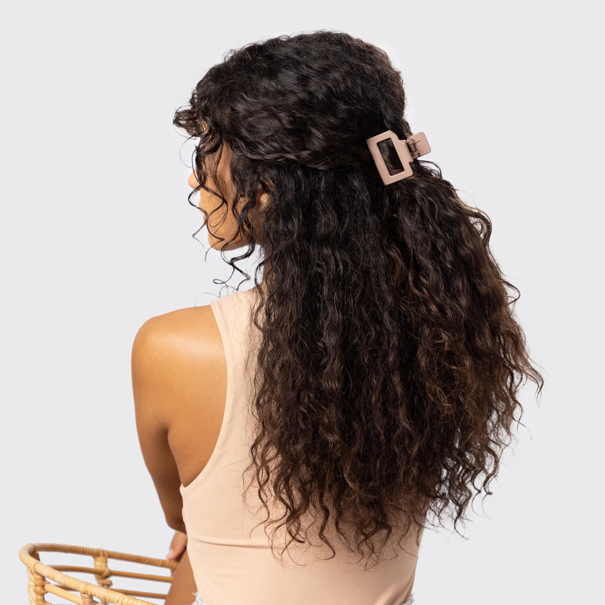 Kitsch all-day-hold-hair-clip provides secure grip from work to weekend.