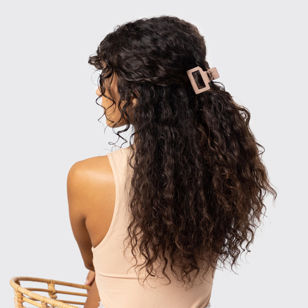 Kitsch all-day-hold-hair-clip provides secure grip from work to weekend.