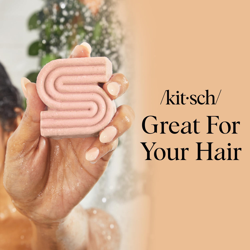 Kitsch Argan Oil Shampoo Bar vegan and cruelty-free promise for ethical care.