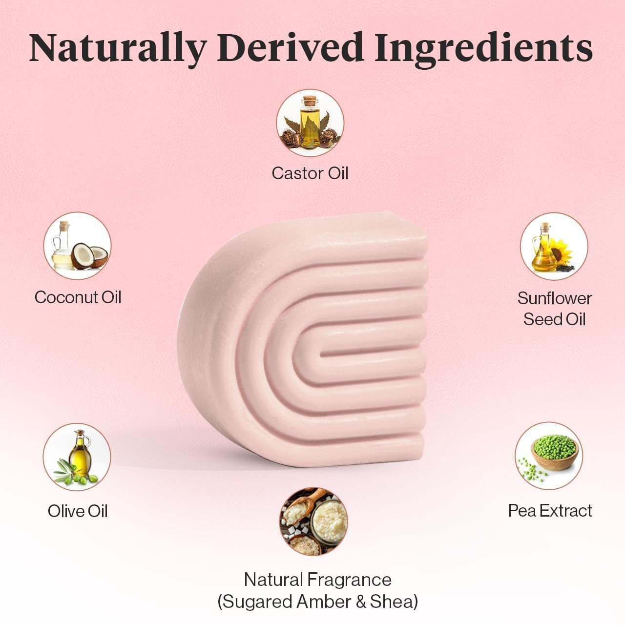 Kitsch Castor Oil Conditioner Bar during styling offers frizz control and natural shine