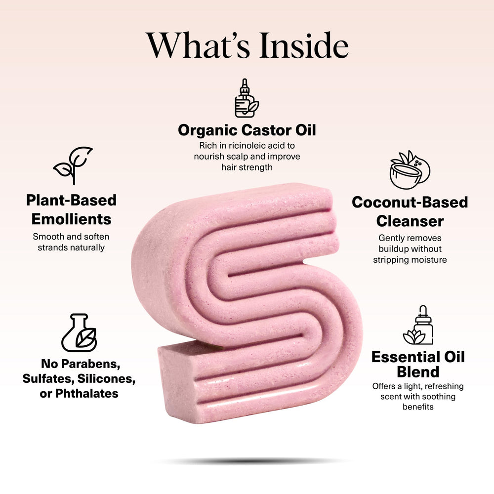 Kitsch Castor Oil Shampoo Bar packaging highlights zero-waste approach