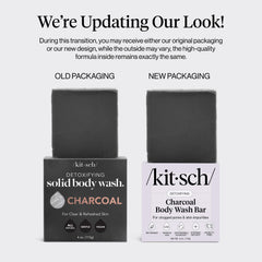 Kitsch Charcoal Soap Bar for pore cleansing and shine reduction.