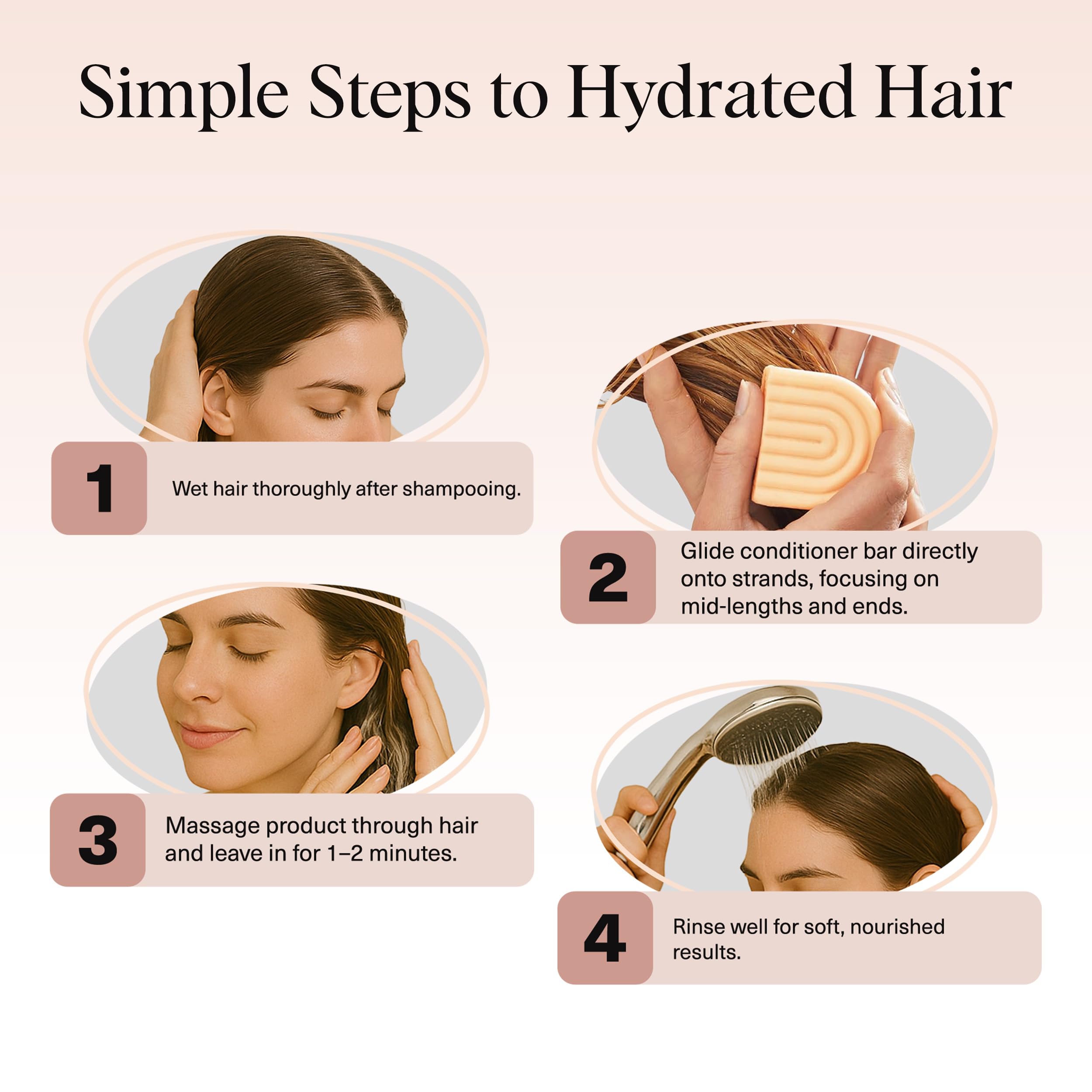 Kitsch Coconut Oil Conditioner Bar enhancing moisture in curly hair types.