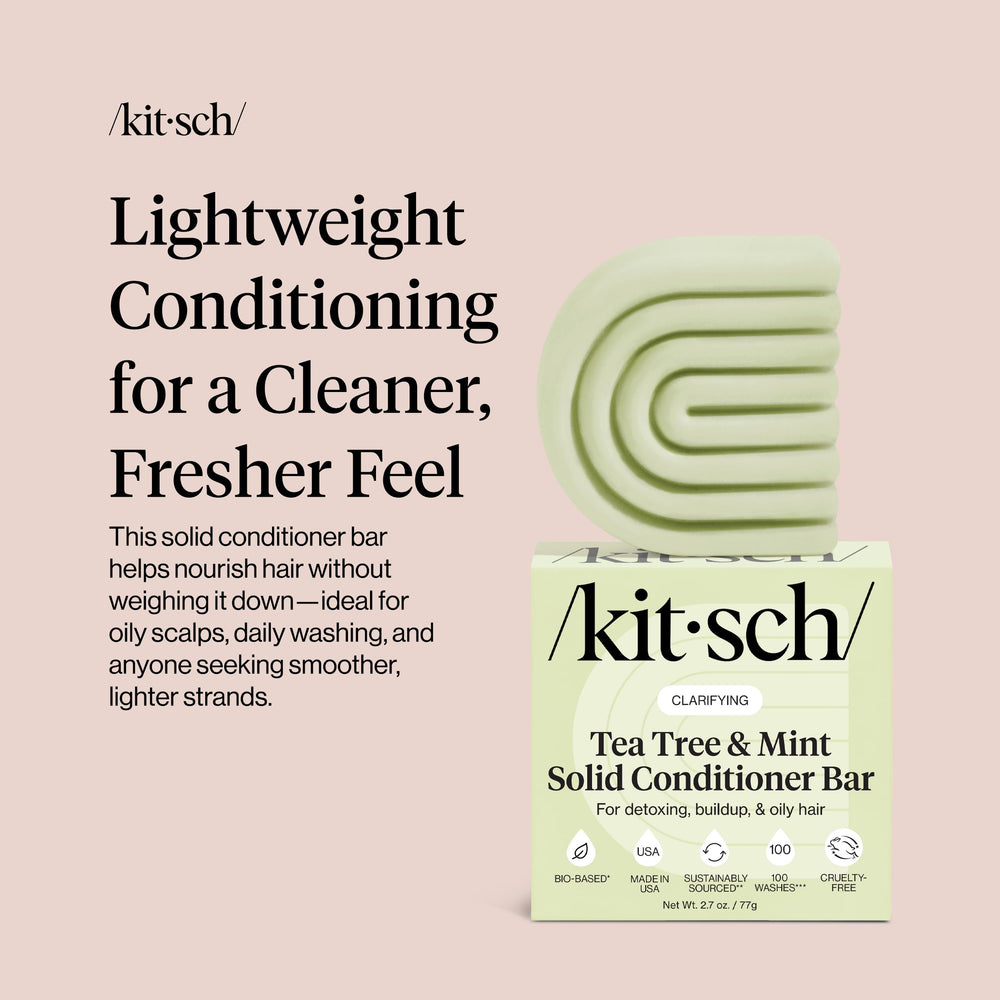 Kitsch color-safe formula shown for color-treated hair suitability.