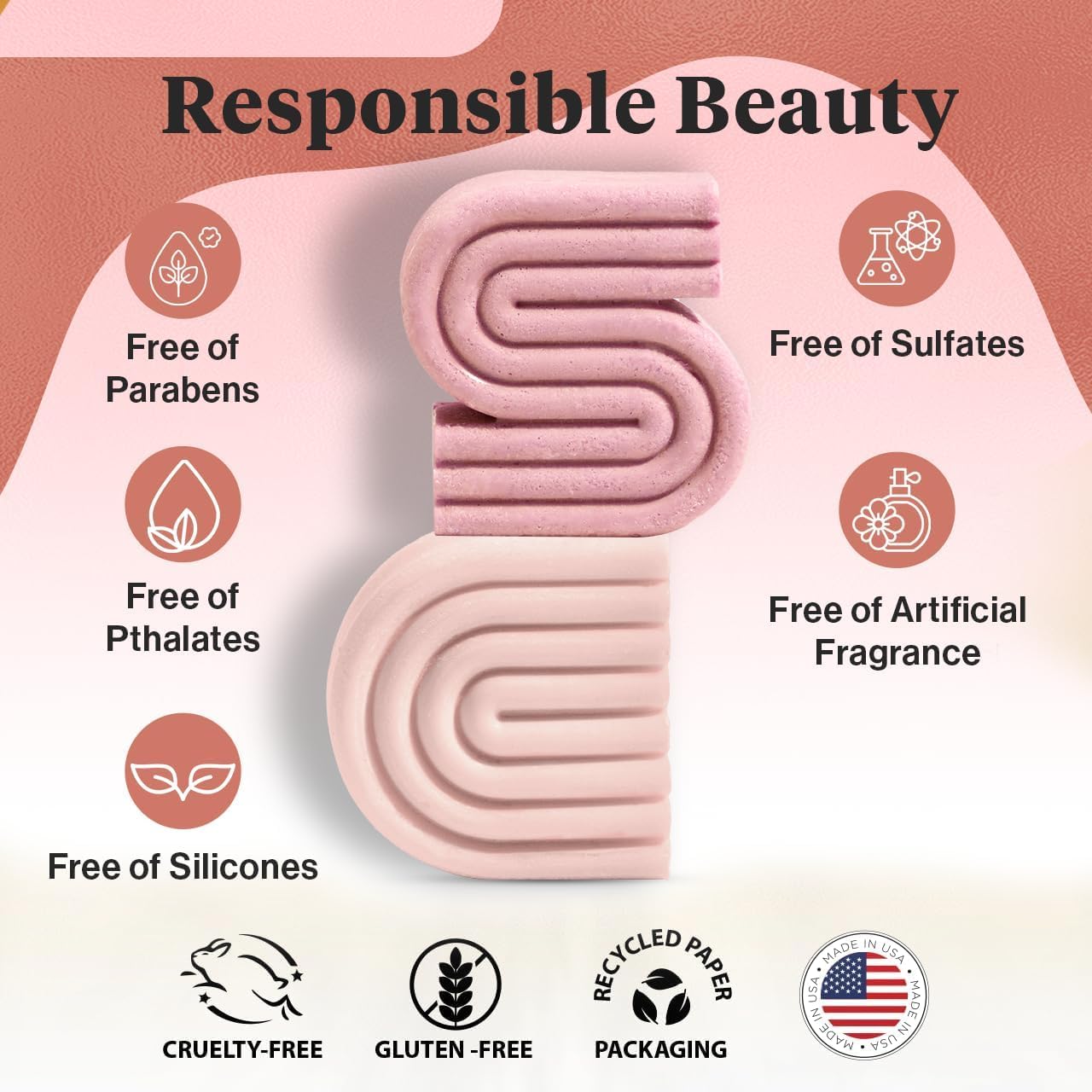 Kitsch color-safe formula label signals gentle daily use on color-treated hair