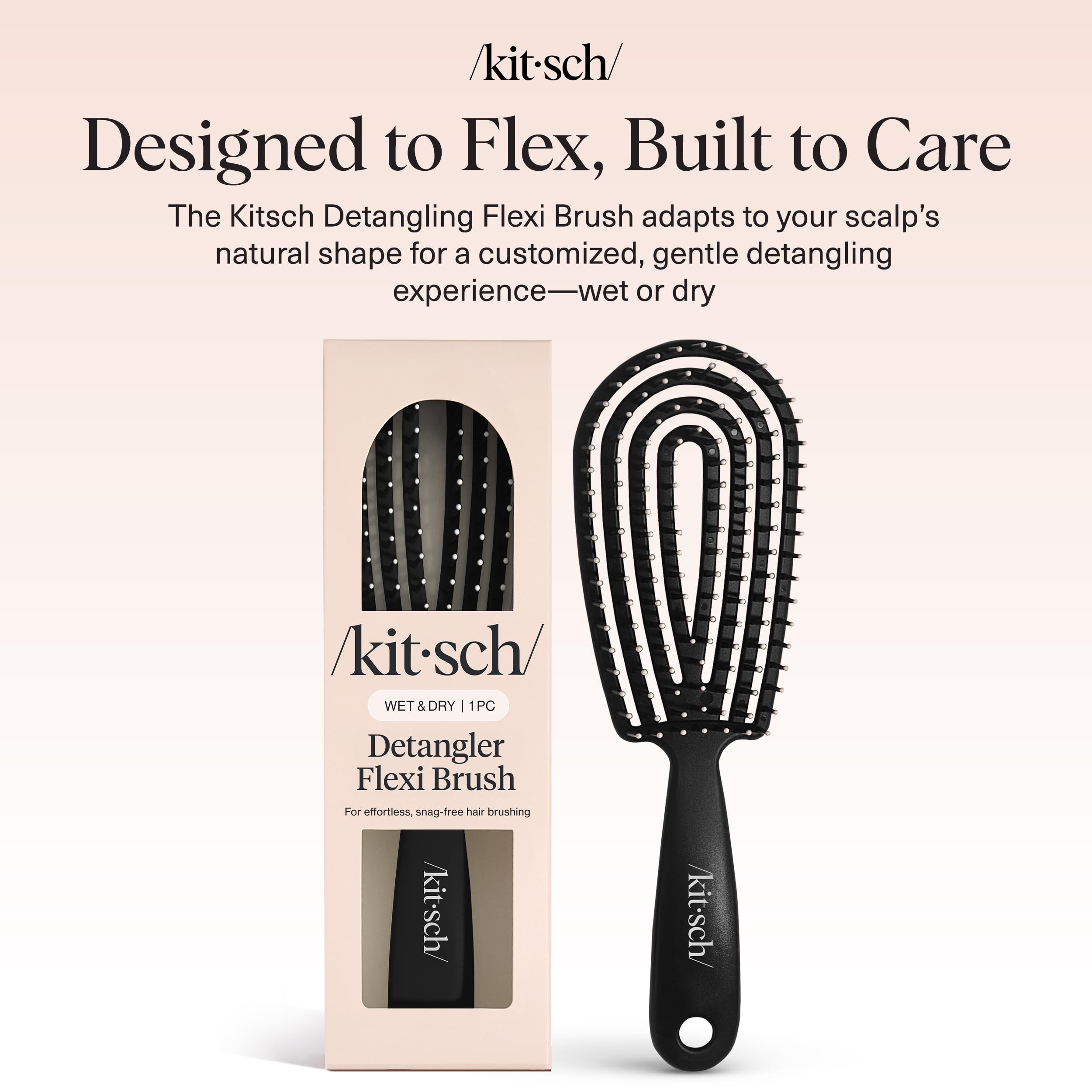 Kitsch Detangler Brush packaged as a gift-ready option for family and friends.